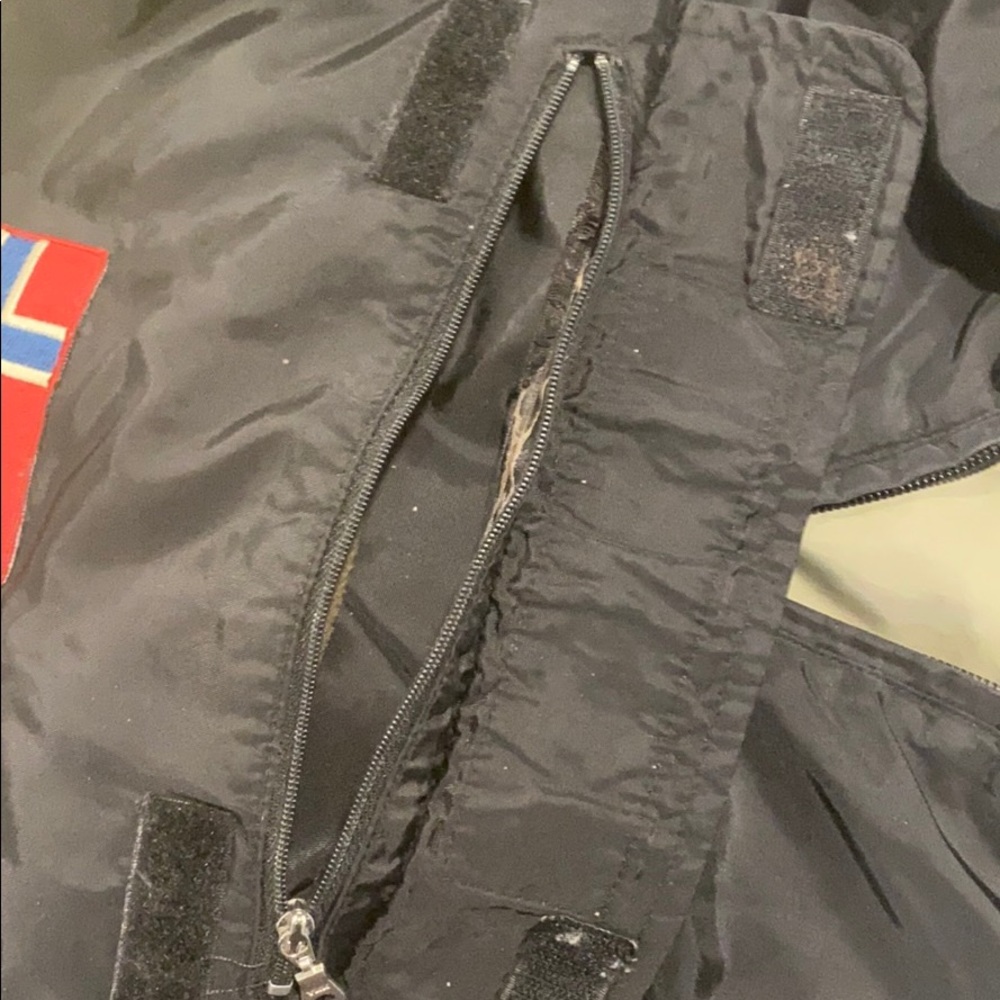 Just to show jacket damages